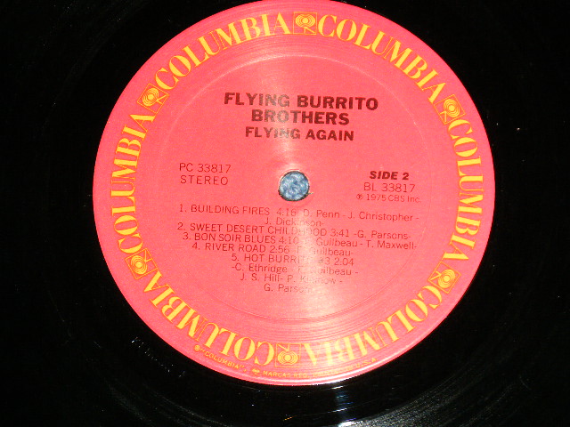 画像: The FLYING BURRITO BROS  - FLYING AGAIN ( Ex+/MINT- )   / 1975 US AMERICA  ORIGINAL Used  LP 