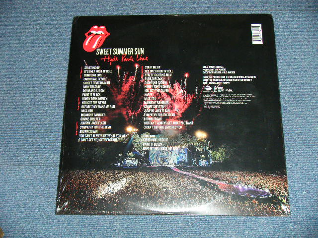 画像: THE ROLLING STONES - SWEET SUMMER SUN ( SEALED ) / 2013 US AMERICA ORIGINAL "Brand New SEALED" 3-LP's + DVD 