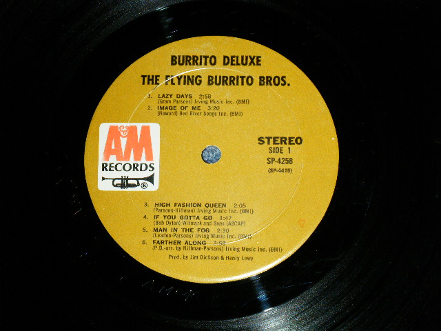 画像: The FLYING BURRITO BROS  - BURRITO DELUXE( Ex/Ex+++ :EDSP )   / 1970 US AMERICA  ORIGINAL 1st Press "BROWN LABEL" Used  LP 