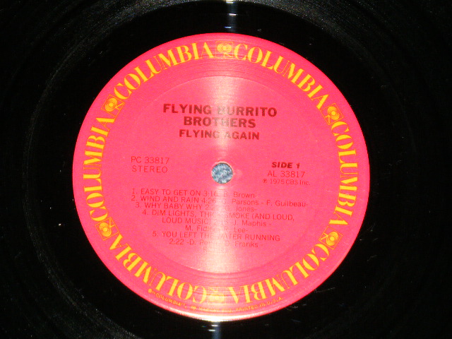 画像: The FLYING BURRITO BROS  - FLYING AGAIN ( Ex/Ex+++ )   / 1975 US AMERICA  ORIGINAL "PROMO" Used  LP 