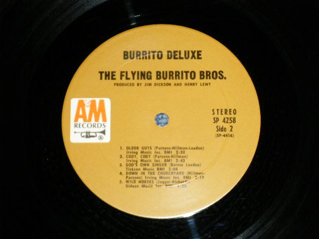 画像: The FLYING BURRITO BROS  - BURRITO DELUXE( Ex++/Ex+++ )   / 1970 US AMERICA  ORIGINAL 1st Press "BROWN LABEL" Used  LP 