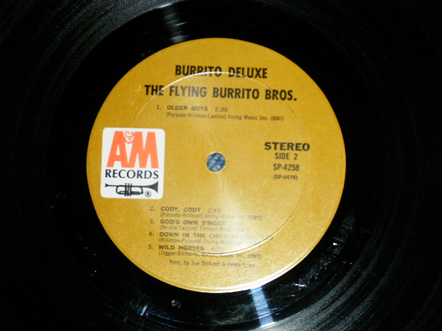 画像: The FLYING BURRITO BROS  - BURRITO DELUXE( Ex/Ex+++ :EDSP )   / 1970 US AMERICA  ORIGINAL 1st Press "BROWN LABEL" Used  LP 