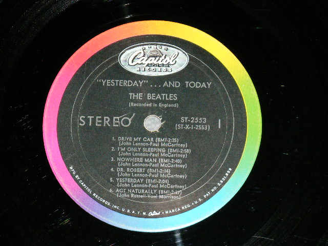 The BEATLES - YESTERDAY And TODAY ( Matrix # ST-1-2358- X5 / ST-2