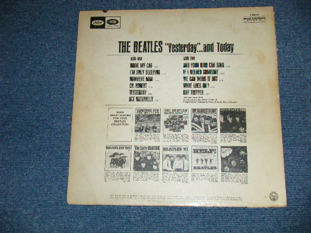 画像: The BEATLES - YESTERDAY And TODAY ( Matrix # A)  T-1-2553- F1 #2    B)  T-2-2553-G6  )  ( Ex-/Ex Looks:VG++EDSP ) / 1966 US AMERICA  "BLACK with RAINBOW Label" MONO Used LP 