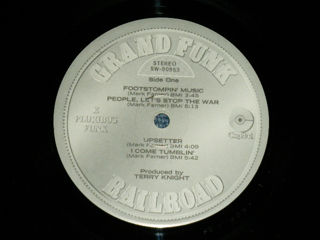 画像: GFR GRAND FUNK RAILROAD - E PLURIBUS FUNK  ( Ex+++/Ex++ Looks:Ex+++ ) / 1971 US AMERICA ORIGINAL "ROUNDED COVER" Used LP 