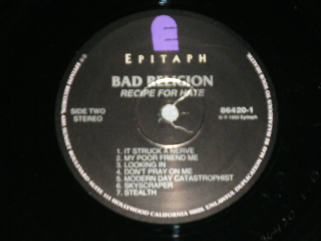 画像: BAD RELIGION -  GENERATOR ( Ex++/Ex+++ Looks:Ex++  / 1992 US AMERICA ORIGINAL Used LP 