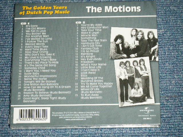 画像: The MOTIONS  (60's DUTCH ROCK) - THE GOLDEN YEARS OF DUTCH POP MUSIC : A & B SIDES AND MORE  ( SEALED )   / 2014  NETHERLANDS  ORIGINAL "Brand new SEALED" 2-CD's 