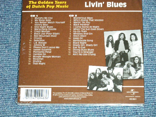 画像: LIVIN' BLUES  (60's DUTCH ROCK) - THE GOLDEN YEARS OF DUTCH POP MUSIC : A & B SIDES AND MORE  ( SEALED )   / 2014 NETHERLANDS  ORIGINAL "Brand new SEALED" 2-CD's 