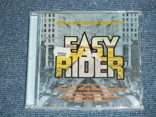 画像1: Sound Track V.A. Omnibus ( STEPPENWOLF, SMITH, The BYRDS, The HOLY MOTAL ROUNDERS, The FRATERNITY OF MAN, JIMI HENDIX, The ELECTRIC PRUNES, ROGER McGUINN) - EASY RIDER  ( SEALED )  / 1990's UK ENGLAND ORIGINAL "BRAND NEW SEALED"  CD