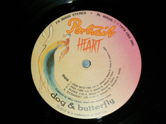 画像: HEART - DOG & BUTTERFLY (With CUSTOM INNER SLEEVE)  (MINT-/MINT-) / 1978 US AMERICA ORIGINAL Used LP