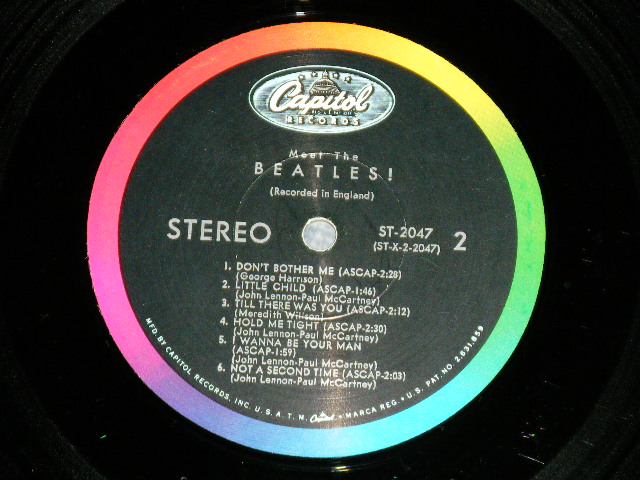 The BEATLES - MEET THE BEATLES ( Matrix # A) ST-1-2047-B2 B) ST-2