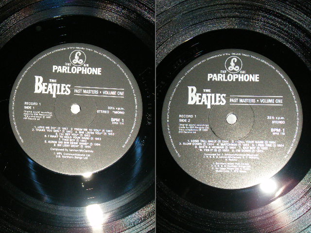 画像: THE BEATLES - PAST MASTERS ( Ex+++/MINT )  / 1988 UK  ORIGINAL Used  2-LP   