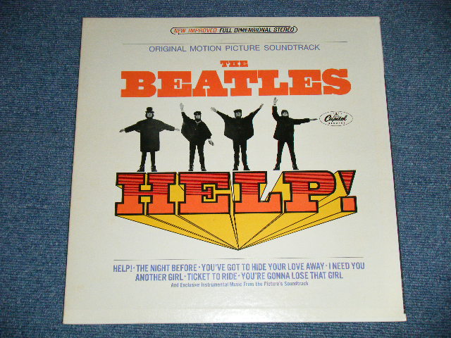 画像: The BEATLES -  HELP! ( Matrix #  A)  SMAS-1-2386-G-23 / B)  SMAS-2-2386-H-20 MASTERD by CAPITOL  ) ( MINT-/MINT- ) / Late 1972 to Mid 1978 Version  US AMERICA  REISSUE "ORANGE Label" STEREO  Used LP