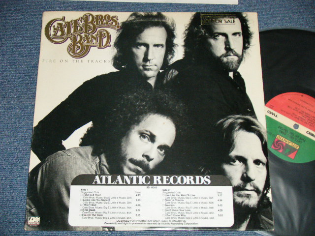 画像1: CATE BROS. BAND - FIRE ON THE TRACKS (with LEVON HELM of THE BAND, TOM DOWD Produced) ( Ex+/Ex+++ ) / 1979 US AMERICA ORIGINAL "PROMO" Used LP 