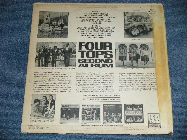 画像: FOUR TOPS - SECOND ALBUM  ( VG+++/Ex- )  / 1965  US AMERICA ORIGINAL "STEREO" Used LP 