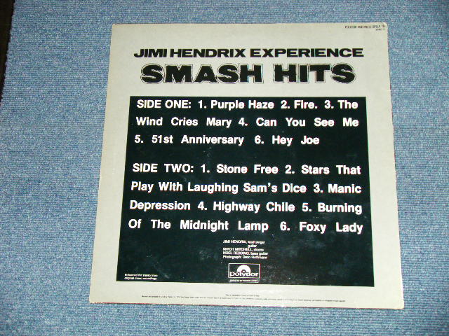 画像: JIMI HENDRIX - SMAXH HITS ( Matrix # A1/B1)  ( Ex++/Ex++ )  / 1970's  UK ENGLAND REISSUE  Used  LP 