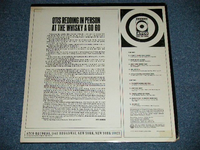 画像: OTIS REDDING -  IN PERSON :AT THE WHISKY AGO GO  ( Matrix #   A) STC-681369-A / B) STC-681370-A)  ( Ex+/Ex++ Looks:Ex+)  / 1969 Version US AMERICA  2nd Press "YELLOW  Label with 1841 BROADWAY" Used LP 