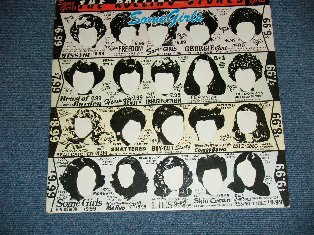 画像: ROLLING STONES - SOME GIRLS ( MATRIX NUMBER  A: CUN-39108 A 4 U /CUN-39108 B 1 U ) (Ex++/Ex+++ A-3:Ex)  /  1978 UK ENGLAND ORIGINAL With Draw Innner Used LP