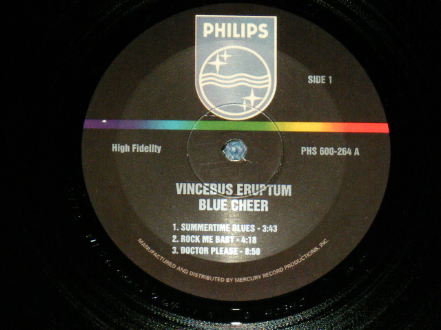 画像: BLUE CHEER -  VINCEBUS ERUPTUM  ( MINT-/MINT) /  1990's US REISSUE from ORIGINAL LABEL Company "NON TEXTURED COVER" Used LP