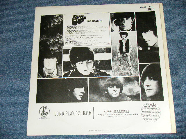 画像: THE BEATLES - RUBBER SOUL ( YEX-178-5/YEX-179-3 ) ( Ex++/MINT-   /  UK  ENGLAND "2 x EMI Label" STEREO  Used LP  