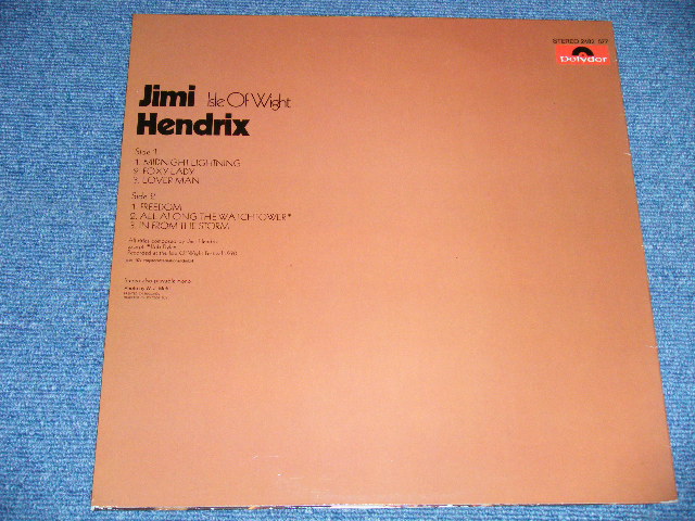 画像: JIMI HENDRIX - AT THE ISLE OF WIGHT  ( MINT-/MINT-)  / UK ENGLAND REISSUE  Used  LP 