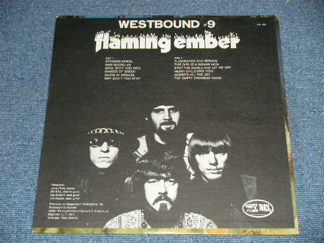 画像: FLAMING EMBER - WESTBOUND #9  (  FUNKY ROCK from HOT WAX ) ( MINT-/MINT- A-2:Ex+++ ) / 1970 US AMERICA  ORIGINAL Used LP    