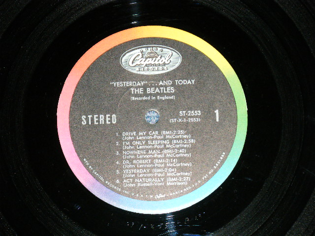 画像: The BEATLES - YESTERDAY And TODAY ( Matrix # ST-1-2358- A-13 / ST-2-2358-B-17 )  ( Ex+/Ex++ WOBC ) / 1966 US AMERICA  "BLACK with RAINBOW Label" STEREO Used LP Ex+/Ex++  WOBC