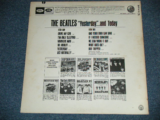 画像: The BEATLES - YESTERDAY And TODAY ( Matrix # ST-1-2358- A-13 / ST-2-2358-B-17 )  ( Ex+/Ex++ WOBC ) / 1966 US AMERICA  "BLACK with RAINBOW Label" STEREO Used LP Ex+/Ex++  WOBC