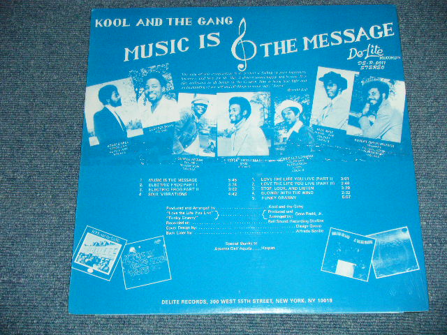 画像: KOOL & The GANG  - MUSIC IS THE MESSAGE (SEALED)  / US AMERICA REISSUE "BRAND NEW SEALED" LP 