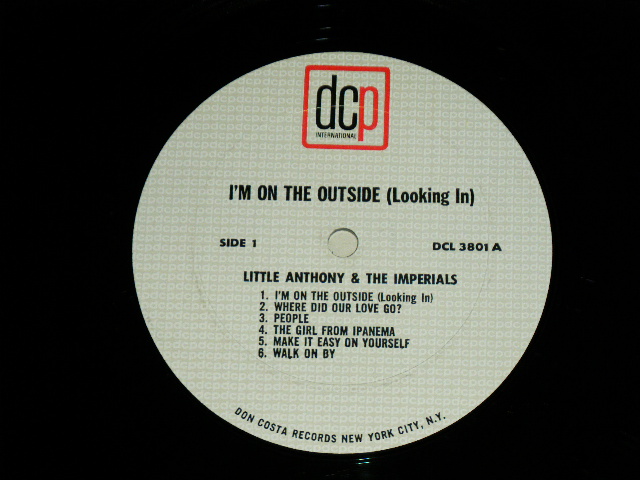 画像: LITTLE ANTHONY & THE IMPERIALS - I'M ON THE OUTSIDE　（Ex++/Ex+++ Ｌooks:Ex+) / 1964 US AMERICA ORIGINAL MONO Used LP 