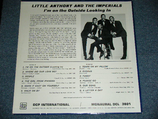 画像: LITTLE ANTHONY & THE IMPERIALS - I'M ON THE OUTSIDE　（Ex++/Ex+++ Ｌooks:Ex+) / 1964 US AMERICA ORIGINAL MONO Used LP 