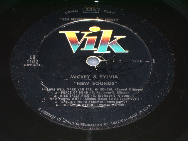 画像: MICKEY AND SYLVIA - NEW SOUNDS / 1957  AMERICA ORIGINAL MONO Used LP 