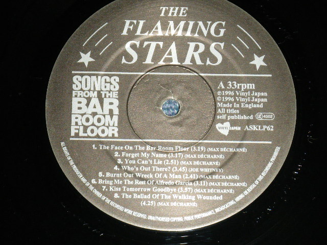 画像: The  FLAMING STARS - SONGS FROM THE BAR ROOM FLOOR ( MINT-/MINT-) /  1996 UK ENGLAND ORIGINAL Used LP 