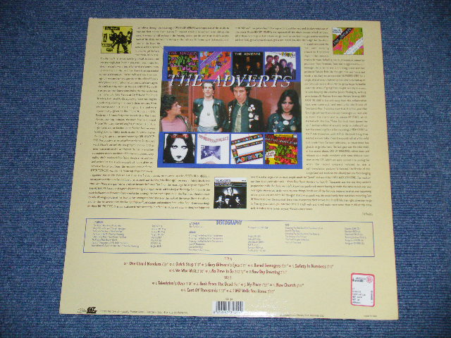 画像: The  ADVERTS - SINGLES COMPIRATION  ( MINT-/MINT-) /  1998 ITALY  Used LP 