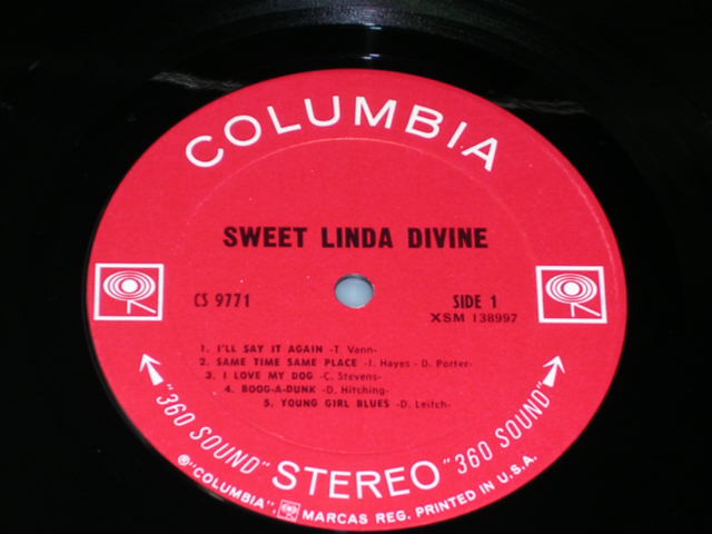 画像: SWEET LINDA DIVINE - SWEET LINDA DIVINE / 1969   US AMERICA ORIGINAL Used  LP 