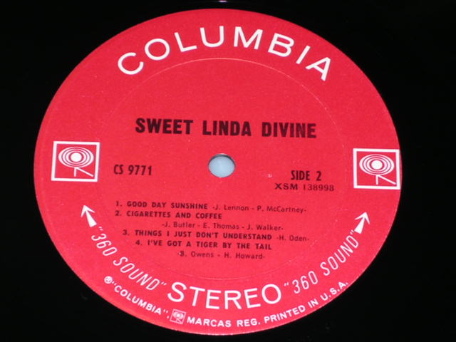 画像: SWEET LINDA DIVINE - SWEET LINDA DIVINE / 1969   US AMERICA ORIGINAL Used  LP 