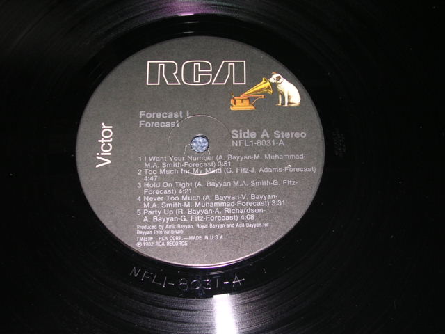 画像: FORECAST - FORECAST 1 / 1982 US AMERICA ORIGINAL Z  Used LP 