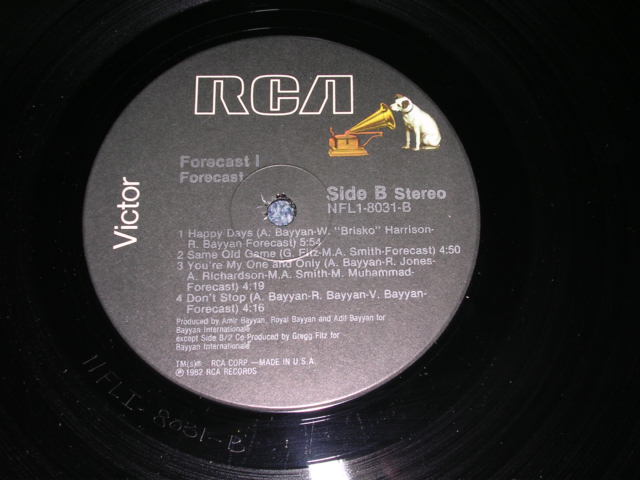 画像: FORECAST - FORECAST 1 / 1982 US AMERICA ORIGINAL Z  Used LP 