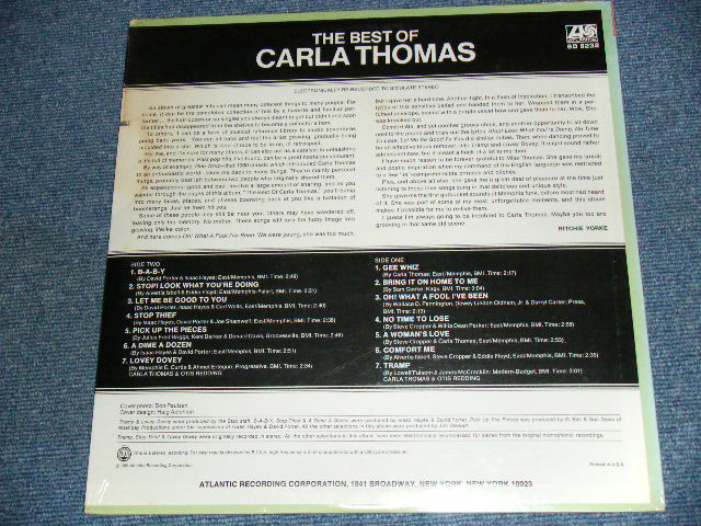 画像: CARLA THOMAS - THE BEST OF / 1969 US AMERICA ORIGINAL "BRAND NEW SEALED"  LP 