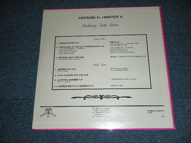 画像: HERMAN H. HARPER II - SINKING INTO LOVE / 1988  US AMERICA ORIGINAL "BRAND NEW SEALED"  LP 