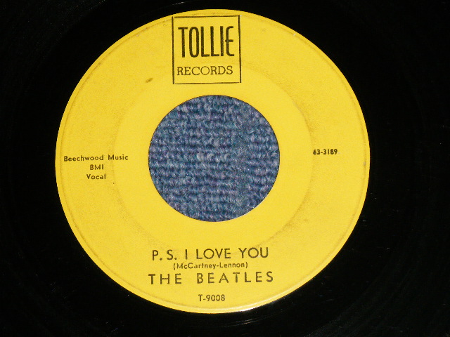 画像: The BEATLES - LOVE ME DO : P.S. I LOVE YOU  (Ex+/Ex++) / 1964 US AMERICA ORIGINAL Used 7" Single With PICTURE SLEEVE 