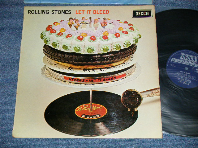 画像1:  THE ROLLING STONES - LET IT BLEED ( Boxed DECCA :  Matrix Number : P-1W/P-4W ) (Ex++/MINT- Looks:Ex+++ ) / 1970's UK ENG;AND  2nd Press "Boxed DECCA Label" STEREO Used LP 