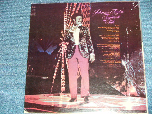 画像: JOHNNIE TAYLOR - TAYLORED IN SILK ( Matrix #  A)STXS-0523-4 SS-0481-L.NIX   B) STXS-0524-4 SS-0482-L.NIX )  (Ex++/Ex+++ : EDSP  1973 US AMERICA ORIGINAL  "YELLOW Label" Used  LP 