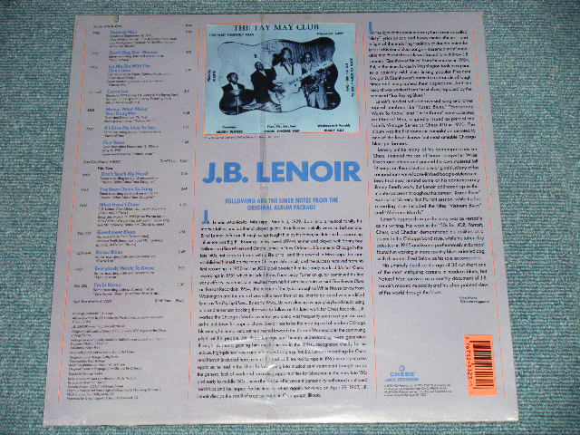 画像: J.B. LENOIR - NATURAL MAN  ( SEALED Cut Out ) / US AMERICA Reissue "BRAND NEW SEALED" LP 