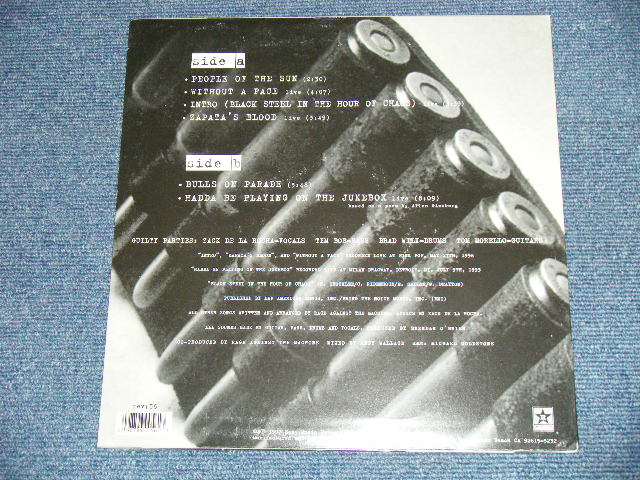 画像: RAGE AGAINST THE MACHINE -  PEOPLE OF THE SUN ( Ex+++/MINT-) / 1997 US ORIGINAL  Used 10" LP