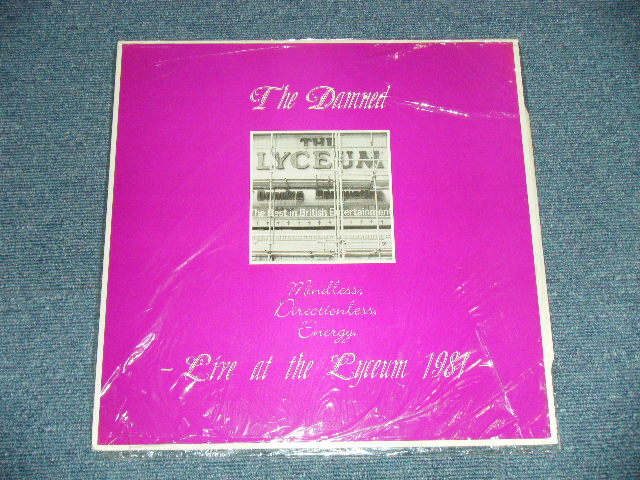 画像1: The DAMNED - MINDLESS, DIRECTIONLESS, ENERGY (SEALED) /  1987 US AMERICA ORIGINAL "BRAND NEW SEALED" LP