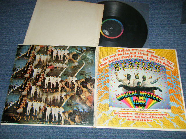 画像1: THE BEATLES -  MAGICAL MYSTERY TOUR (MATRIX #  A) MAL-1-2835-G8   B) MAL-2-2835-F7   )  (Ex+/Ex+)/ 1967 US AMERICA ORIGINAL "BLACK with RAINBOW Label" "MONO" Used LP LP