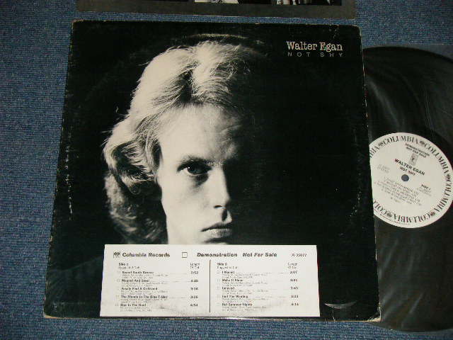 画像1: WALTER EGAN - NOT SHY (Produced by LINDSEY BUCKINGHAMS of FLEETWOOD MAC) ( Ex+/MINT- )  / 1978  US AMERICA ORIGINAL "WHITE LABEL PROMO" Used LP  