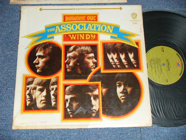 画像1: THE ASSOCIATION - INSIGHT OUT(Matrix #A) 39247  WS-1696-A 1K    B) 39248  WS-1696-B 1L )  (Ex++/Ex++ ) / 1967 Version US AMERICA 2nd Press "GREEN with W7  Label" STEREO Used LP