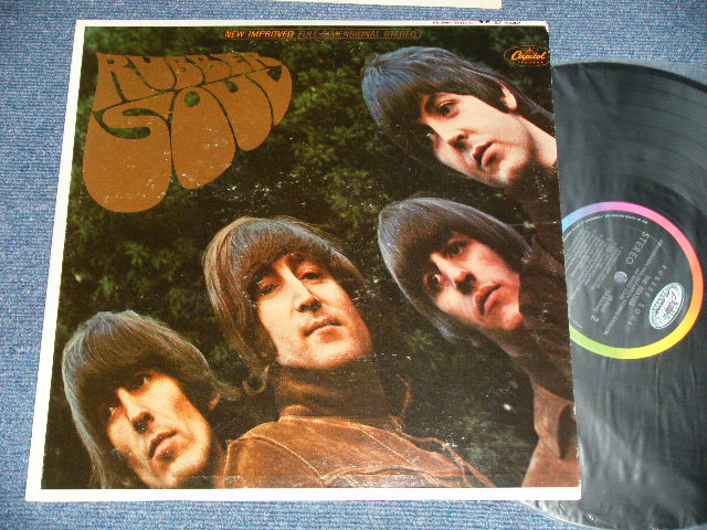 画像1: The BEATLES - RUBBER SOUL ( Matrix #A) ST-1--2442-W10  B) ST-2--2442-X17 ) ( Ex+++/Ex+++ Looks:Ex++) / 1965 US AMERICA ORIGINAL 1st Press "BLACK with RAINBOW Label"  STEREO Used LP 